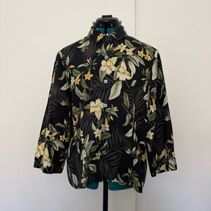 Tommy Bahama Vintage Silk 3/4 Shirt SZ XL